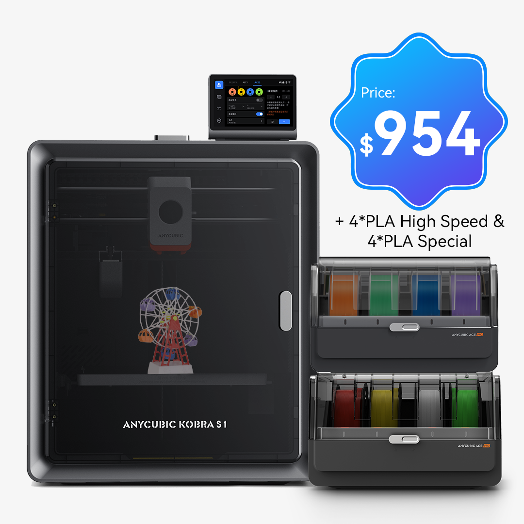 Anycubic Kobra S1 Combo: Budget Multicolor 3D Printing | Anycubic