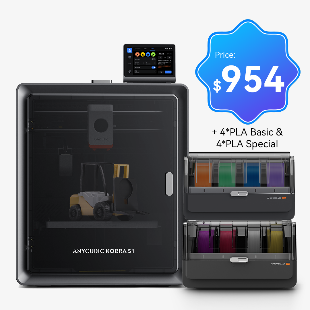 Anycubic Kobra S1 Combo: Budget Multicolor 3D Printing | Anycubic