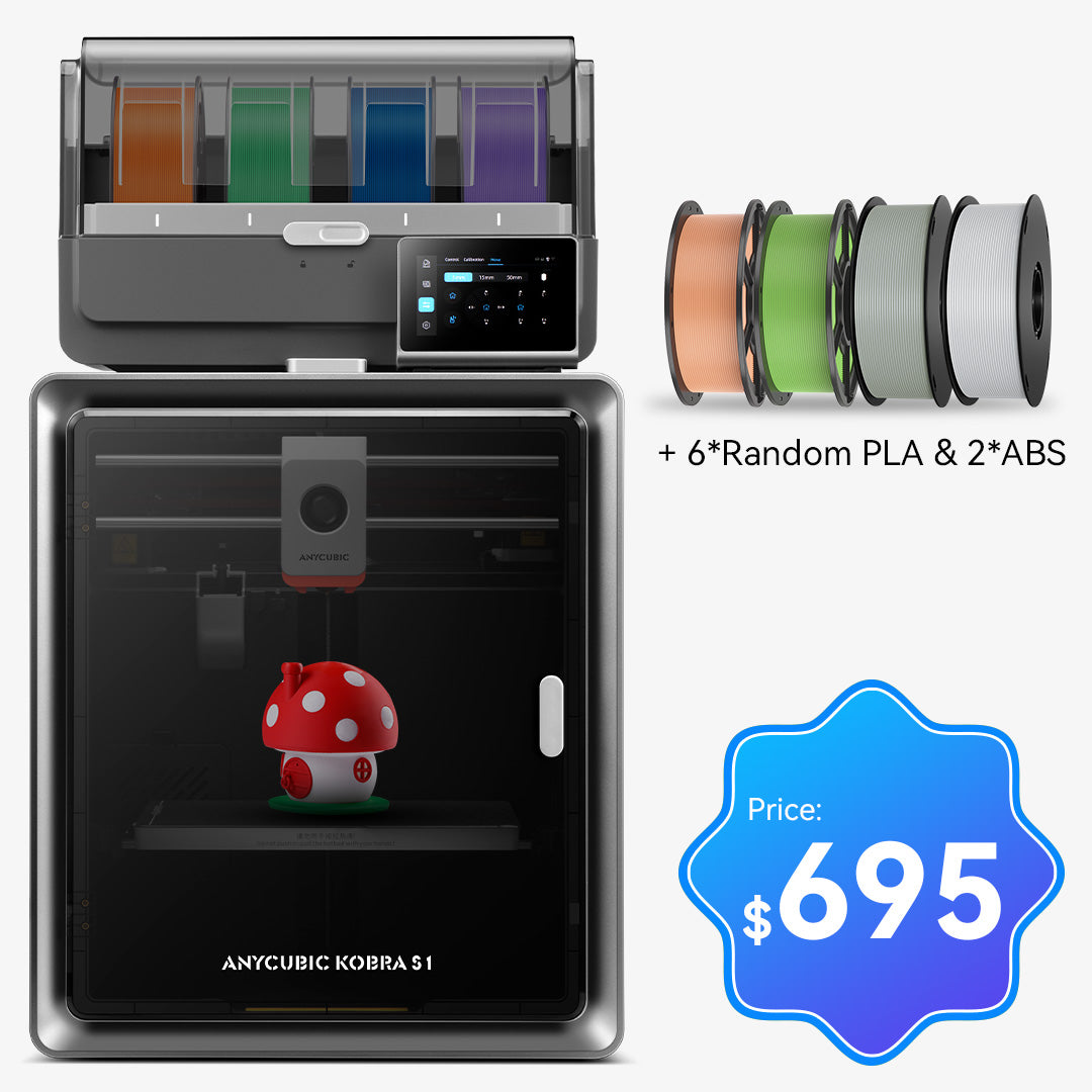 Anycubic Kobra S1 Combo: Budget Multicolor 3D Printing | Anycubic