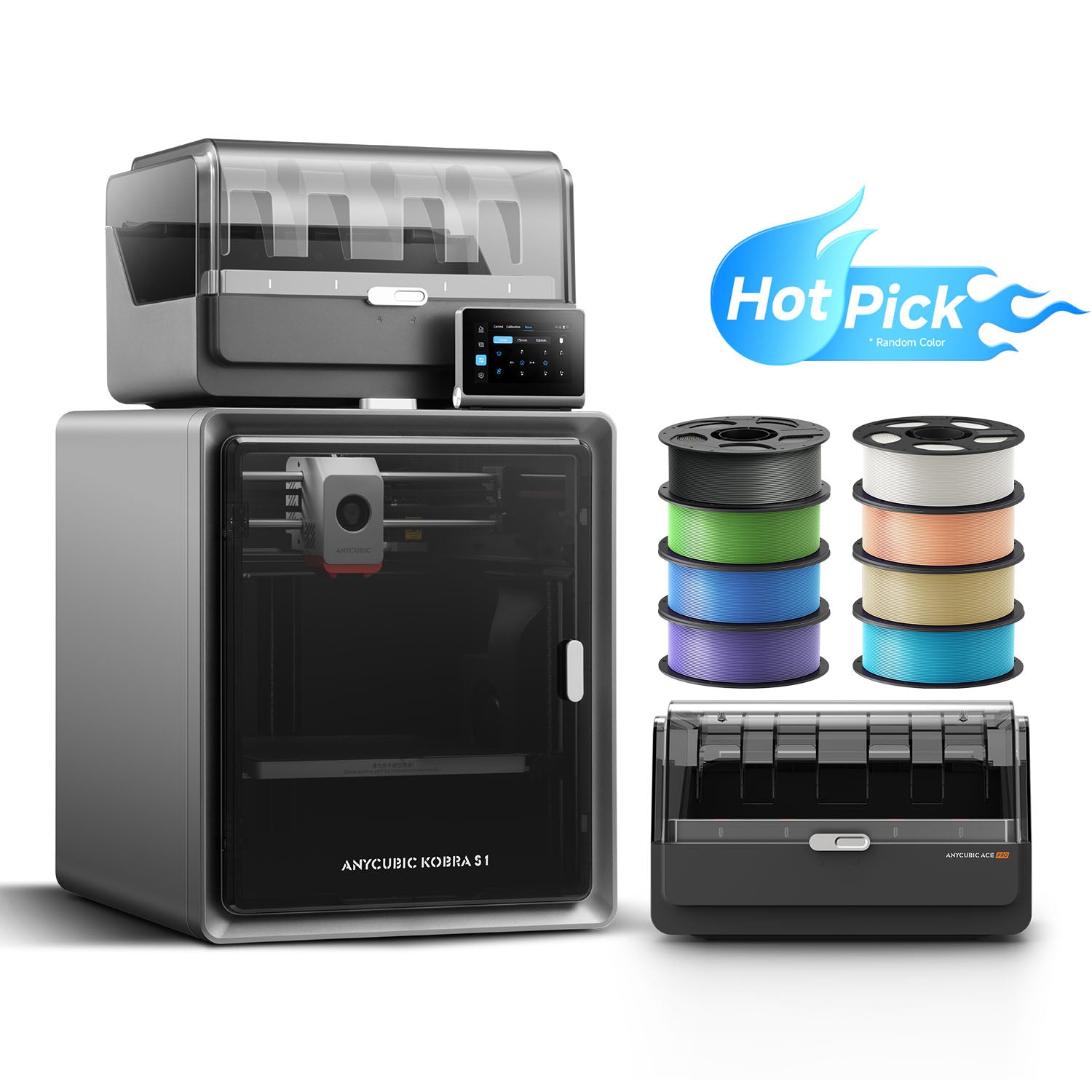 本日限定値下げ　Anycubic KOBRA S1 COMBO 3Dプリンター Anycubic Kobra S1 Combo: Budget Multicolor 3D Printing | Anycubic