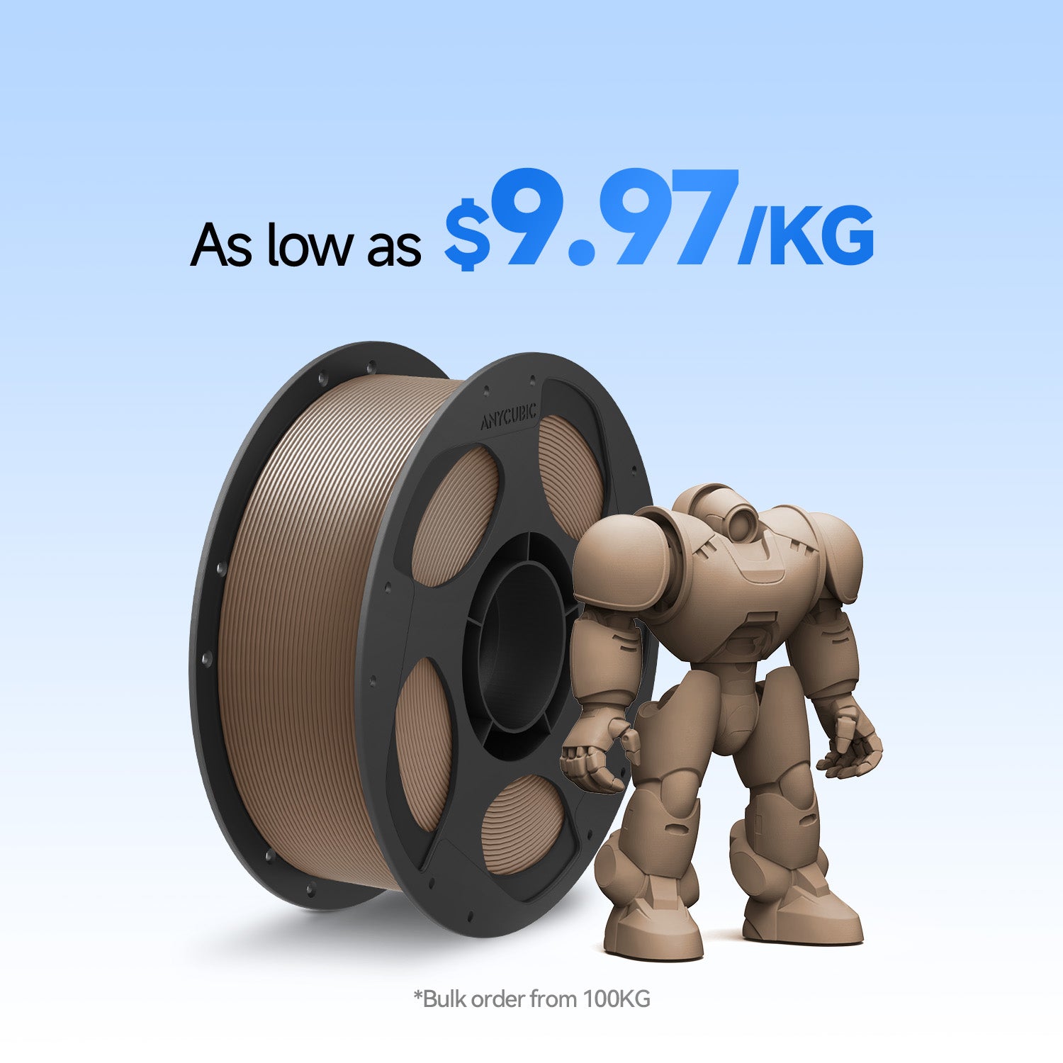 3D Impresora Continua Para Anet 220 X 220mm Anycubic - ABS Pla Petg