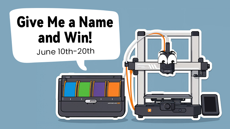 Anycubic Share: Name Your Printer Challenge Terms & Conditions