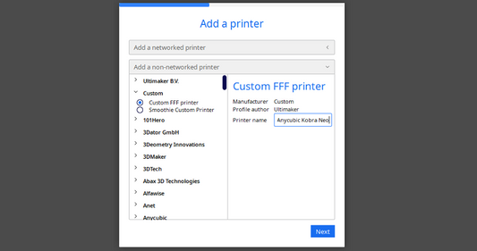 Cura Profiles