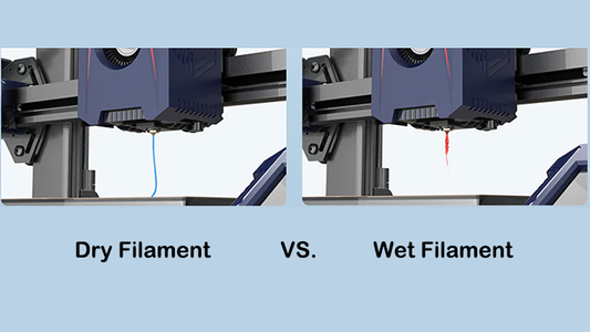 Dry filament vs wet filament