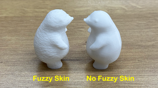 Cura Fuzzy Skin 3D Printing