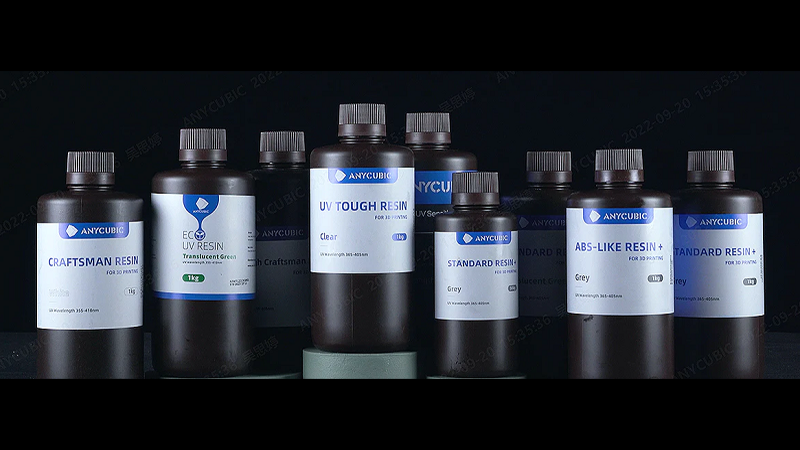 Anycubic UV Resin Family