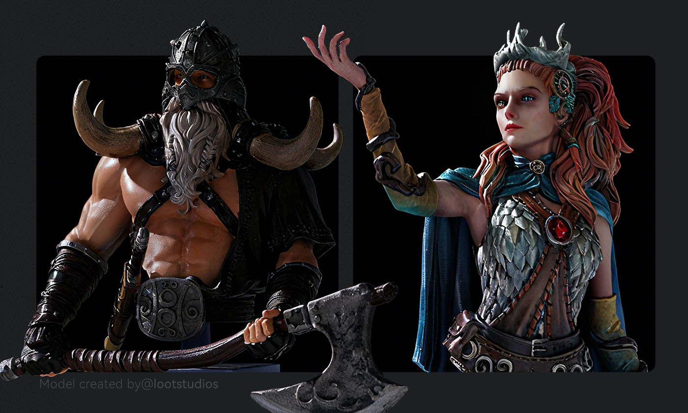 Vibrant Resin Colors