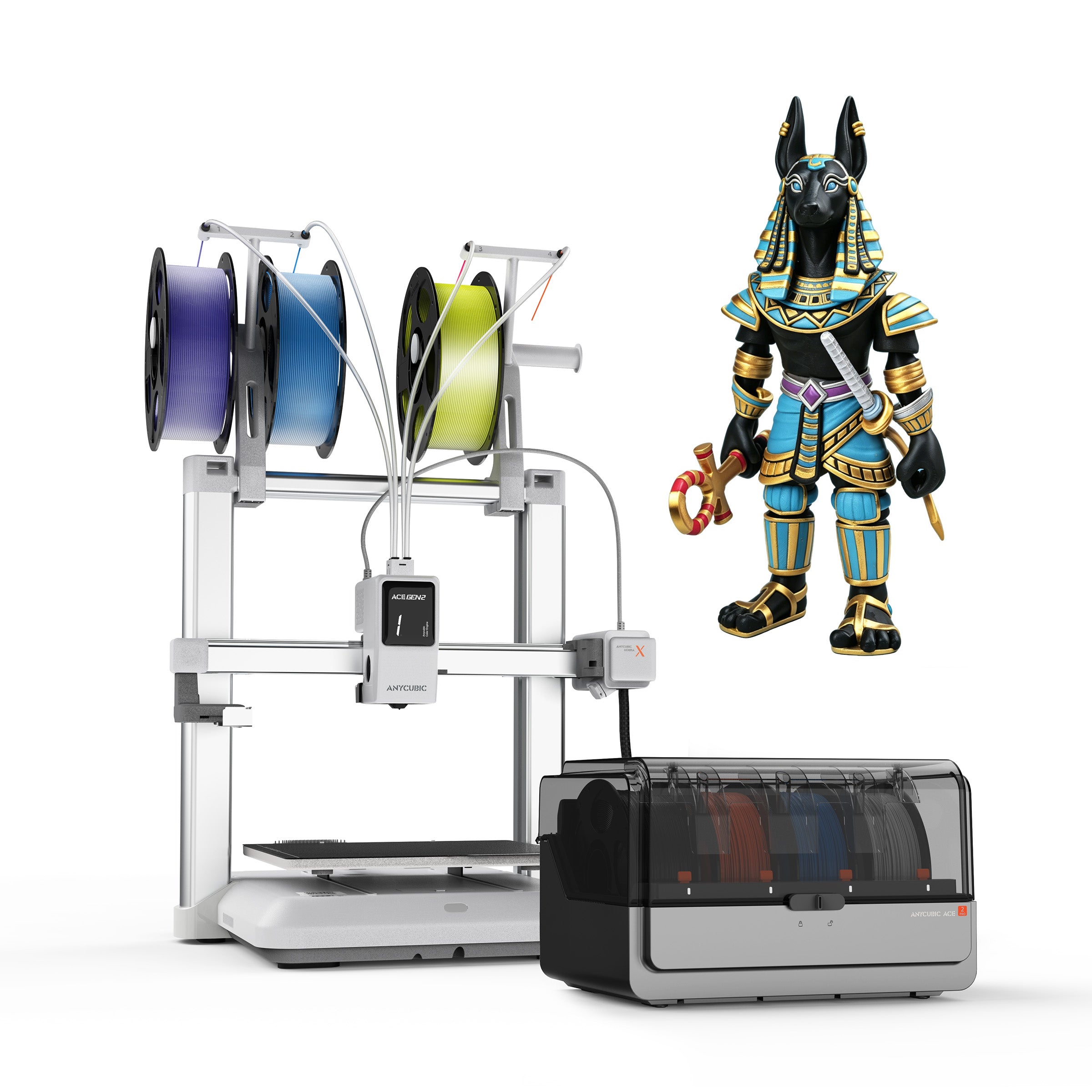 Anycubic Kobra X Combo: 19-Color 3D Printer | Limit. Less.