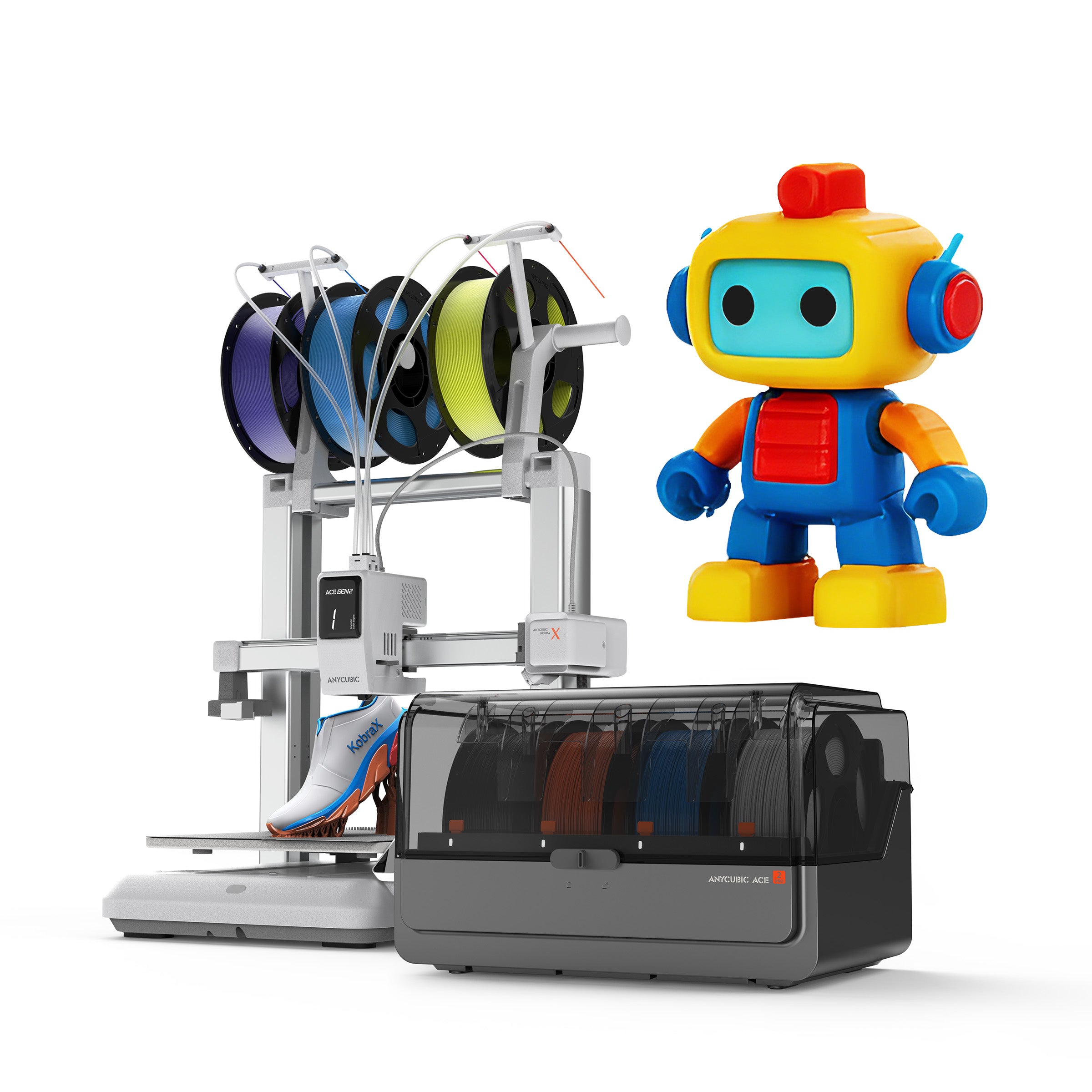 Anycubic Kobra X Combo: 19-Color 3D Printer | Limit. Less.