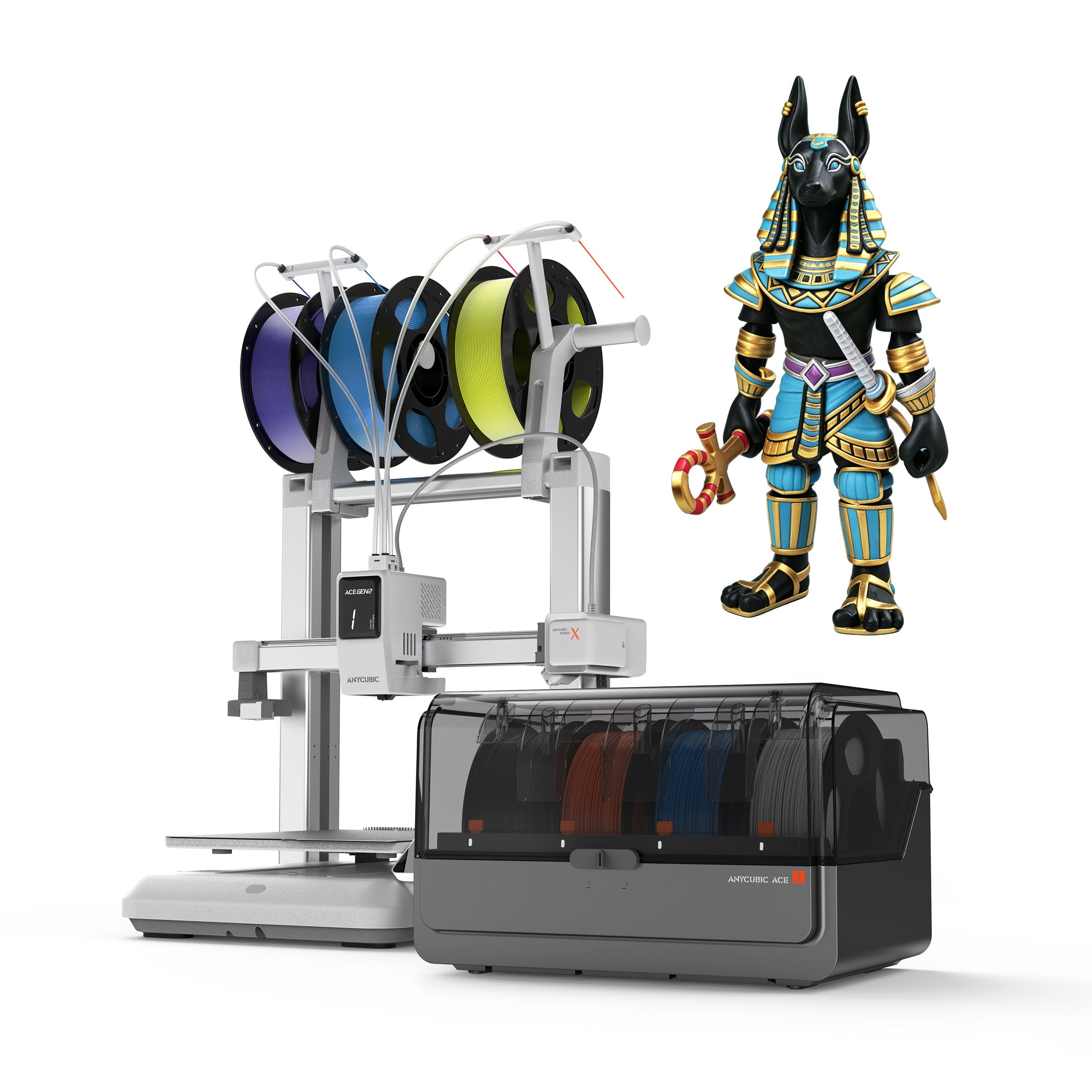Anycubic Kobra X Combo: 19-Color 3D Printer | Limit. Less.