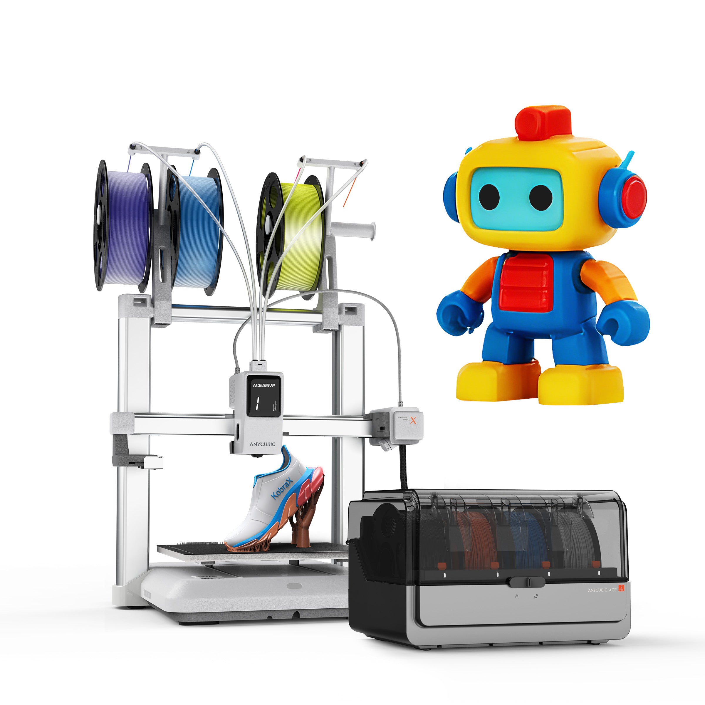 Anycubic Kobra X Combo: 19-Color 3D Printer | Limit. Less.