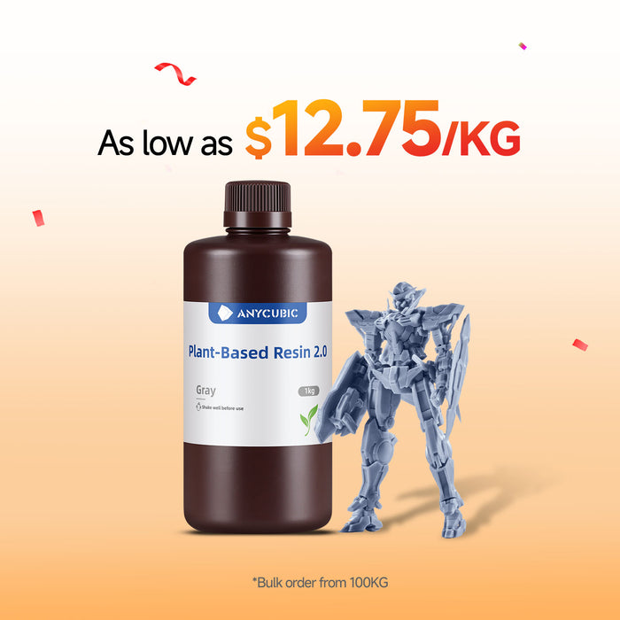 Plant-Based UV Resin 2.0 10-100kg Deals