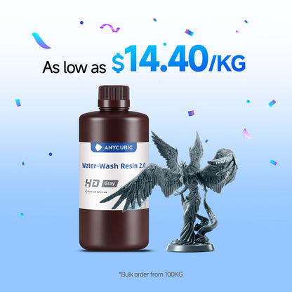 Water-Wash Resin 2.0 10-100kg Deals