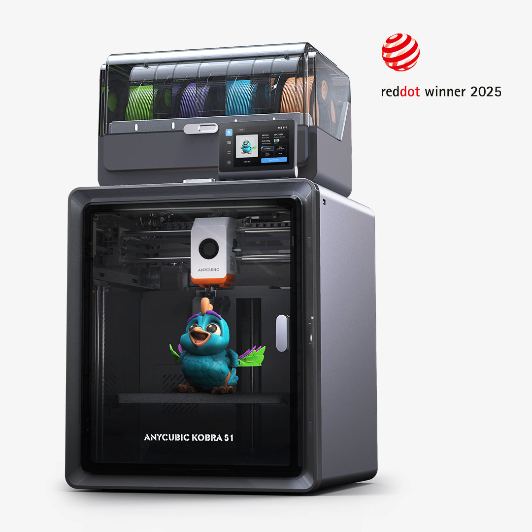 Kobra S1 Combo, 600mm/s Multicolor 3D Printer, 320℃ Hotend, Built-in Camera