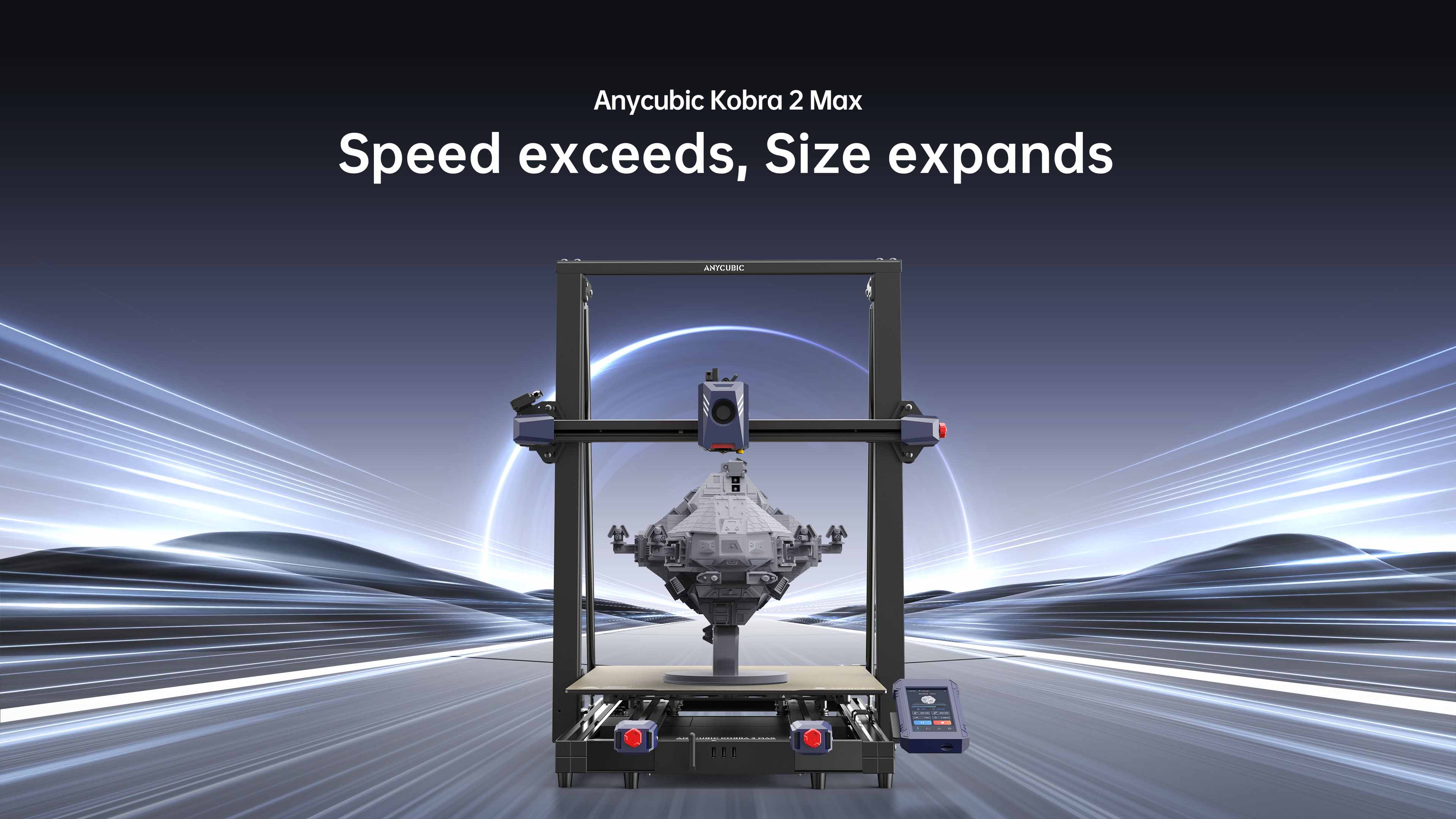 Anycubic Kobra 2 Max: Flagship High-Speed Large-Format FDM 3D Printer