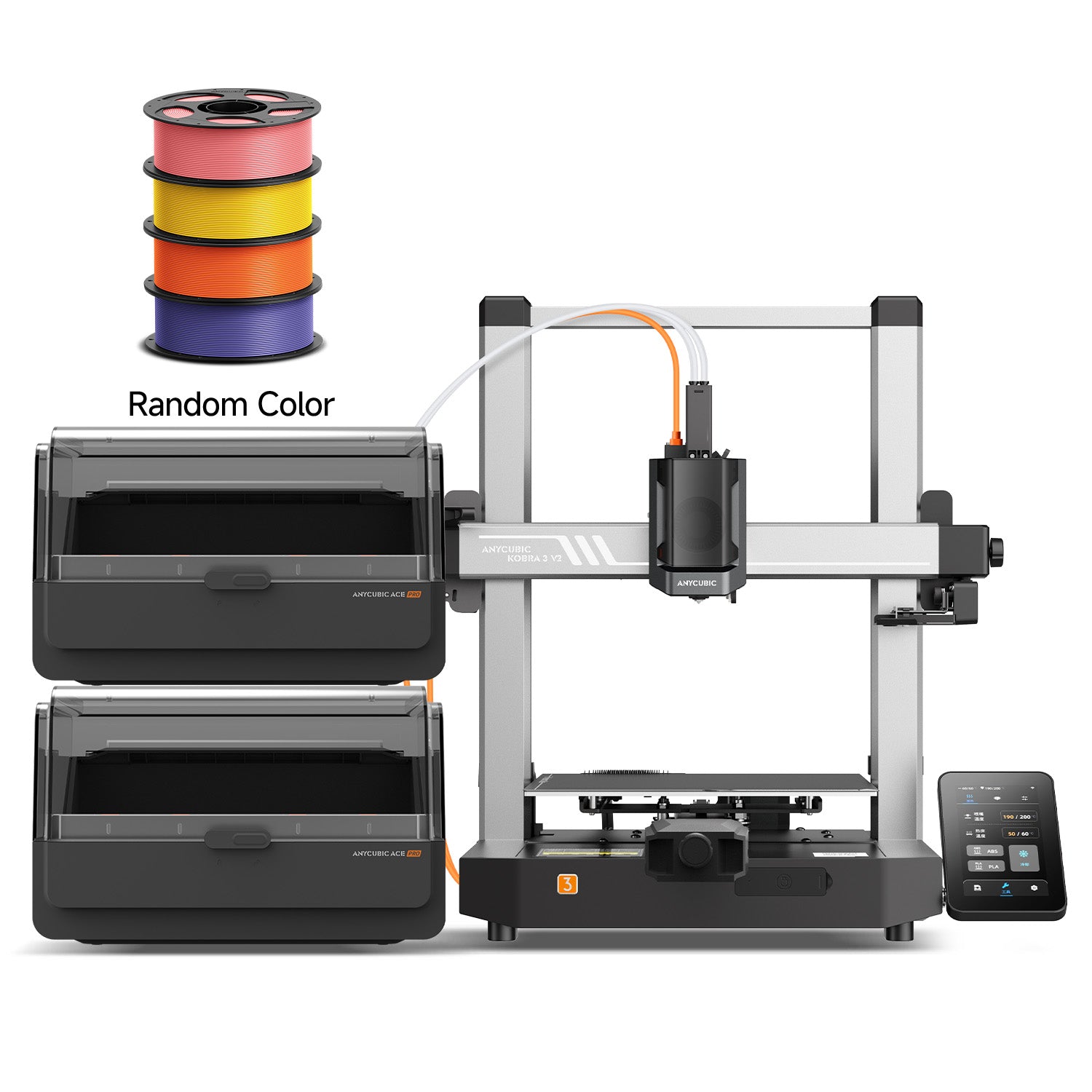 Kobra 3 V2 Combo 3D Printer: Vibrant, Versatile, Visionary