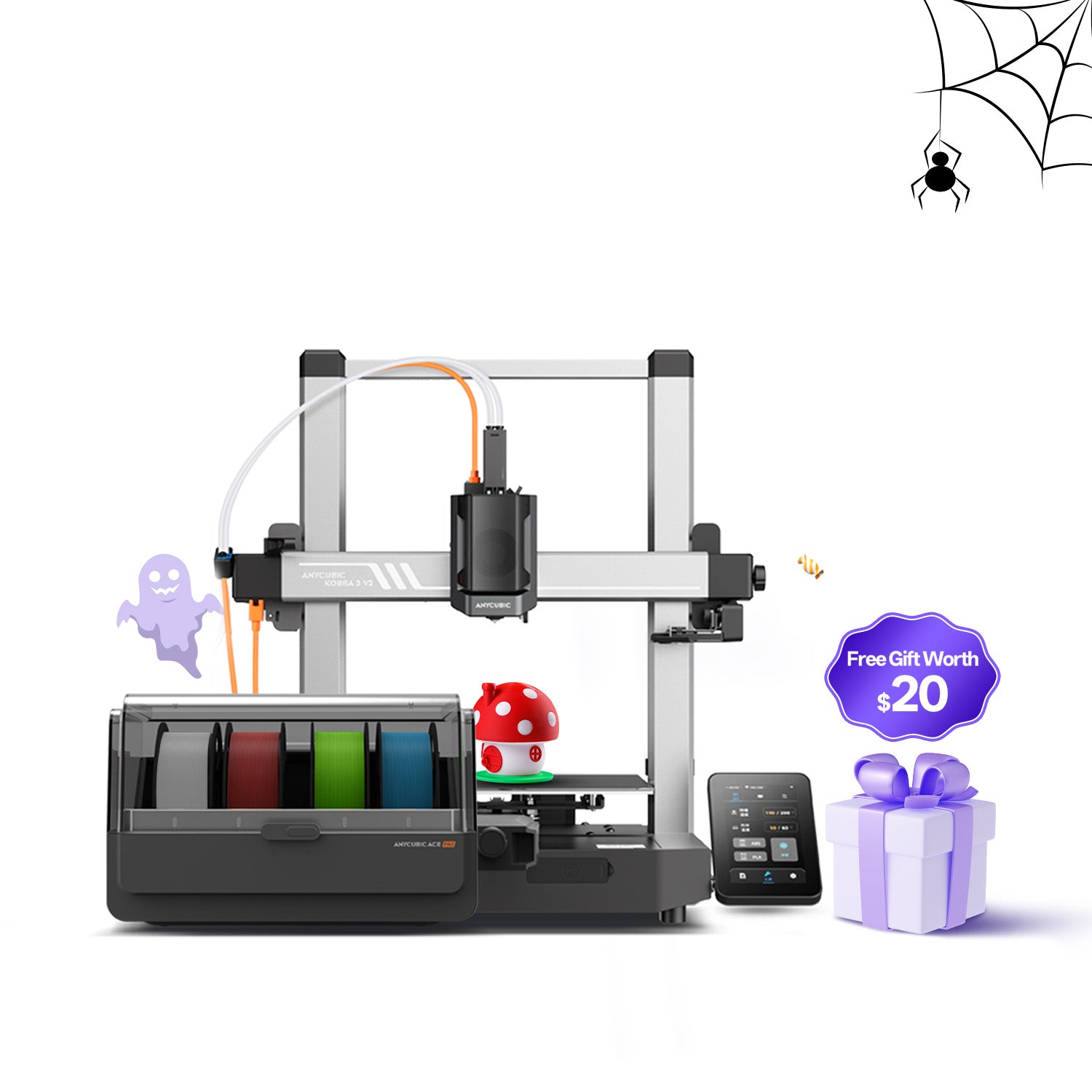 コブラ　act 3 COBRA & OPHELIA Anycubic Kobra 3 Combo 3D Printer: Be Bold, Be Colorful