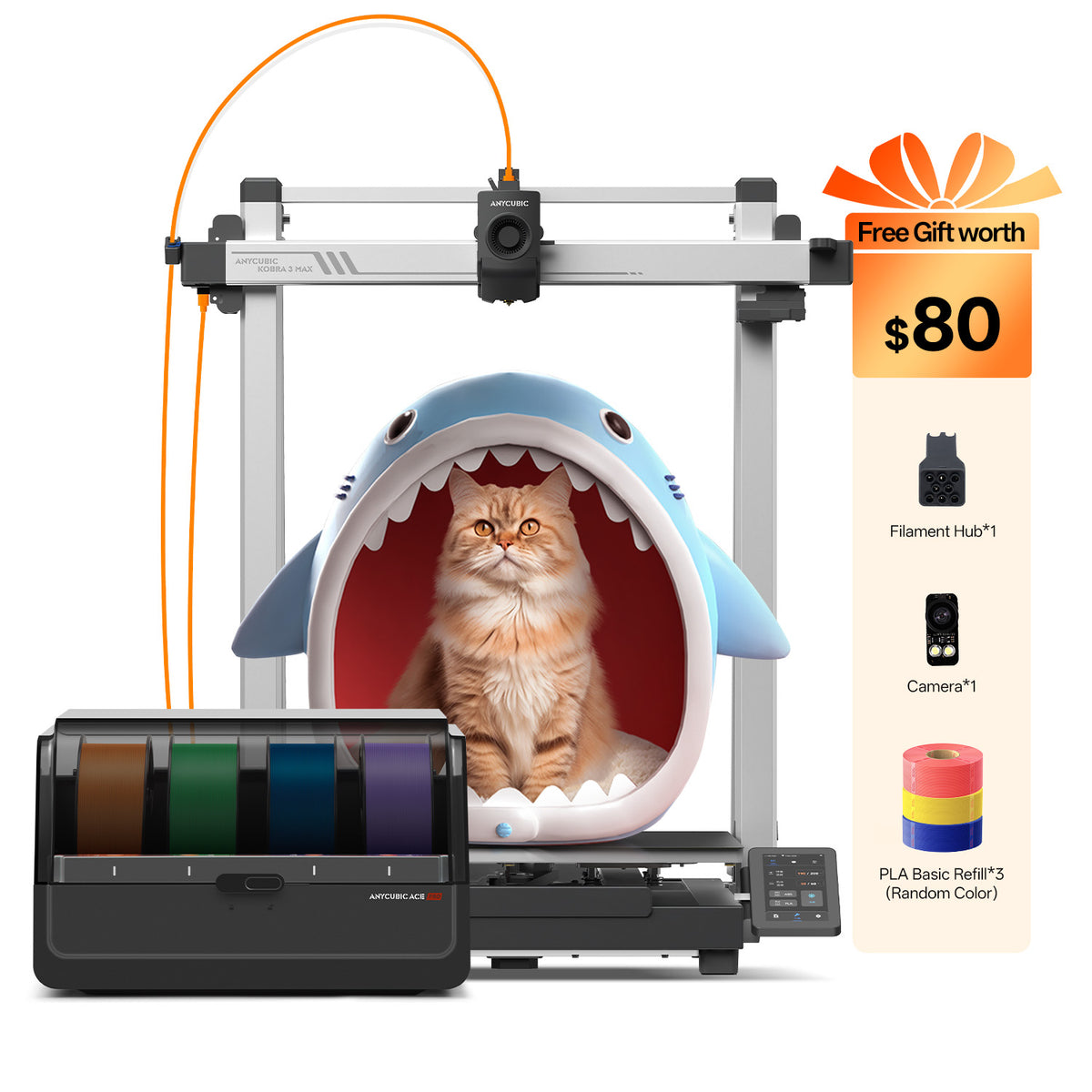 Kobra 3 Max Combo: The Largest Consumer-Grade Multicolor 3D Printer ...