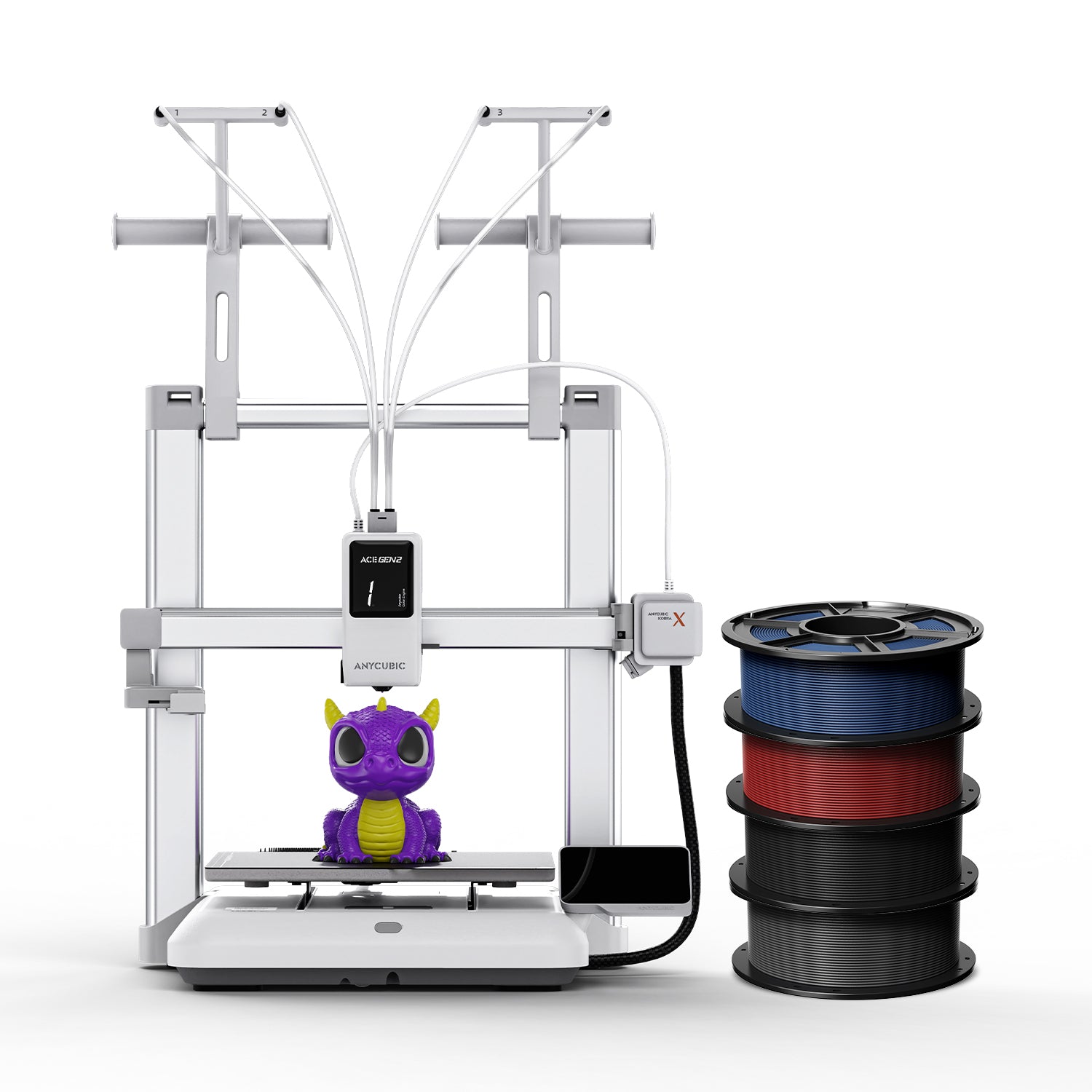 注目機! Kobra X 3Dプリンター マルチカラー/混合プリント対応 Anycubic Kobra X 3D Printer: Ultimate Multi-Color Printing