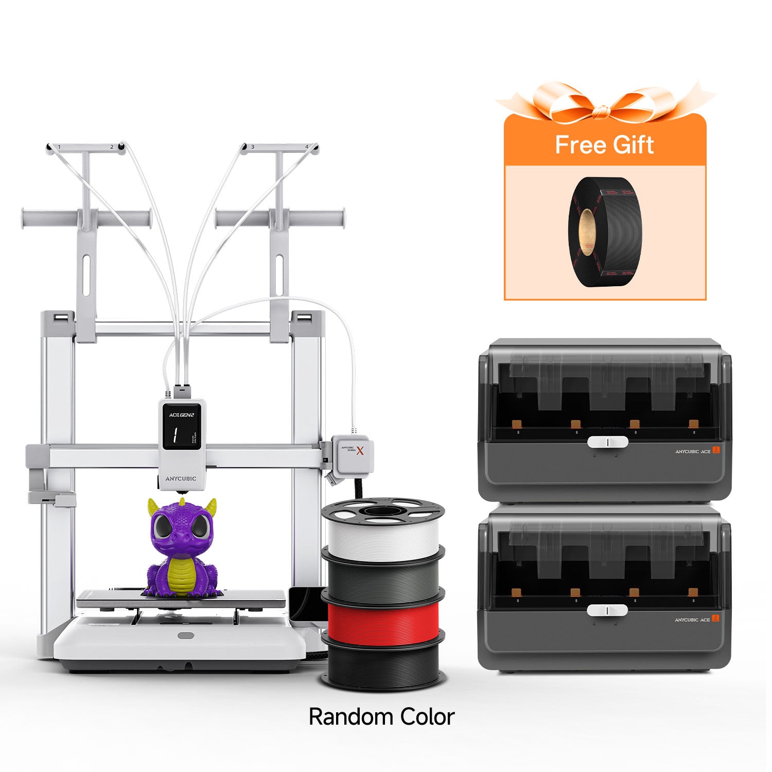 Anycubic Kobra X 3D Printer: Ultimate Multi-Color Printing