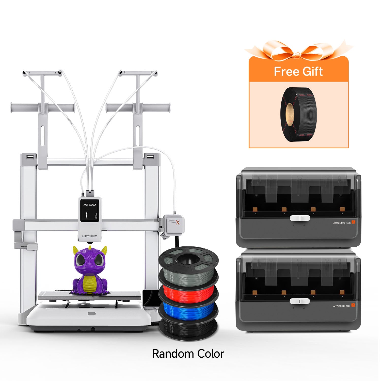 Anycubic Kobra X 3D Printer: Ultimate Multi-Color Printing