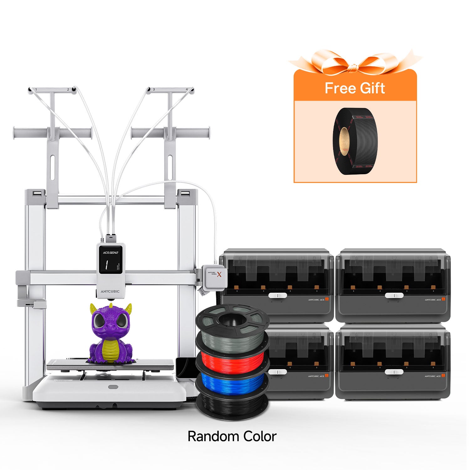 Anycubic Kobra X 3D Printer: Ultimate Multi-Color Printing