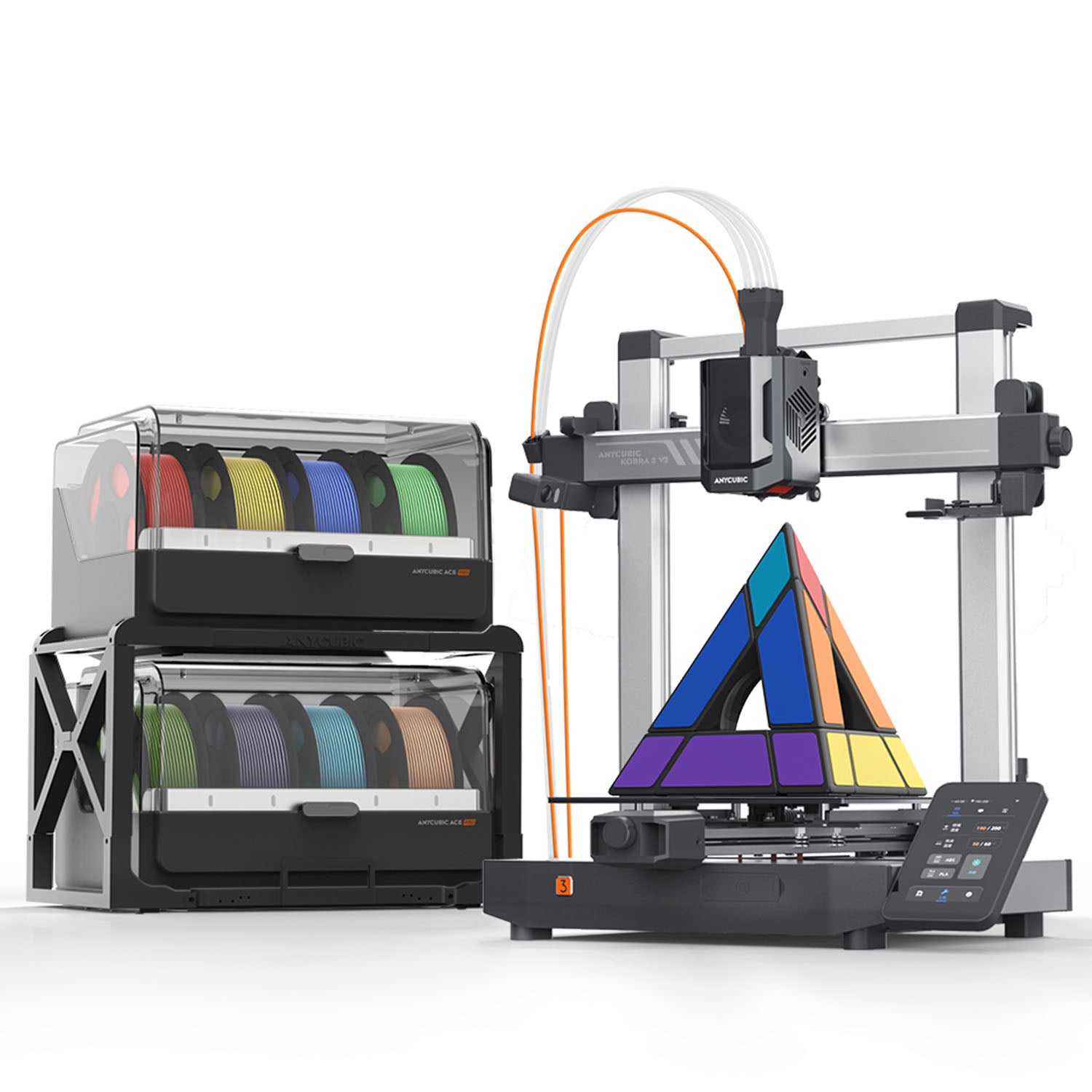 Kobra 3 V2 Combo 3D Printer: Vibrant, Versatile, Visionary
