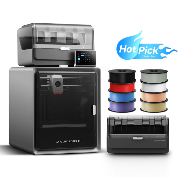 美品 ANYCUBIC KOBRA S1 combo カラー 3Dプリンター ‼︎ Anycubic Kobra S1 Combo: Budget Multicolor 3D Printing | Anycubic