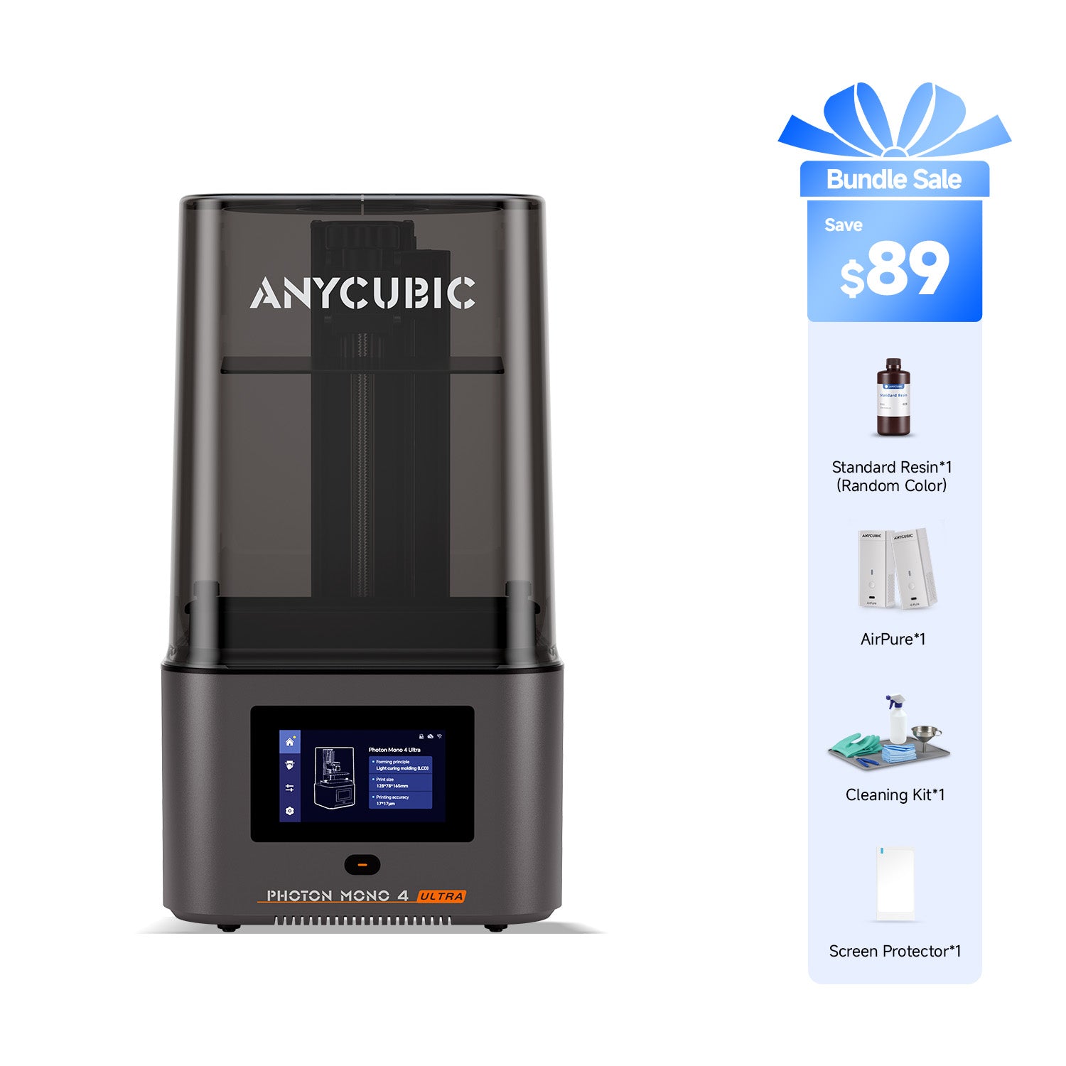 Photon Mono 4 Ultra Bundle – Enhanced Resin 3D Printing Starter Bundle