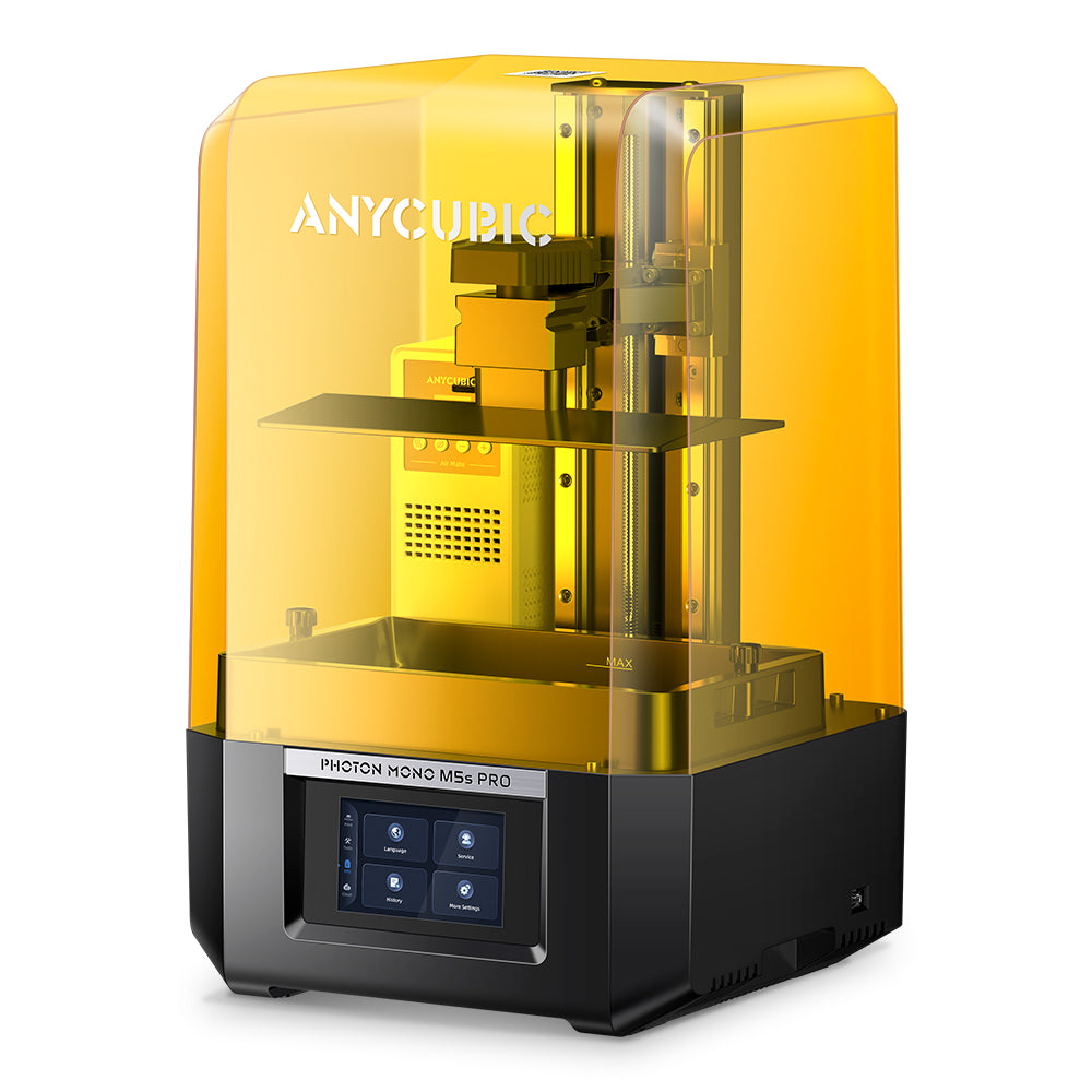 ANYCUBIC Photon Mono M5s Pro Resin 3D Printer, 10.1'' 14K HD Mono LCD, 3X  High Speed Printing, Leveling-Free&Intelligent Detection, Large Printing  Size of 8.81 x 4.98 x 7.87 Inch: : Industrial 