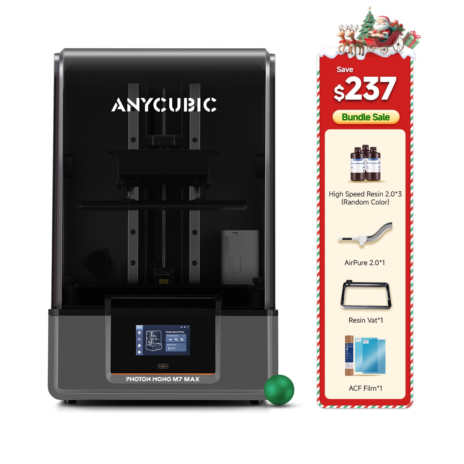 Photon Mono M7 Max 3D Printer Bundle High-Speed & Large Build