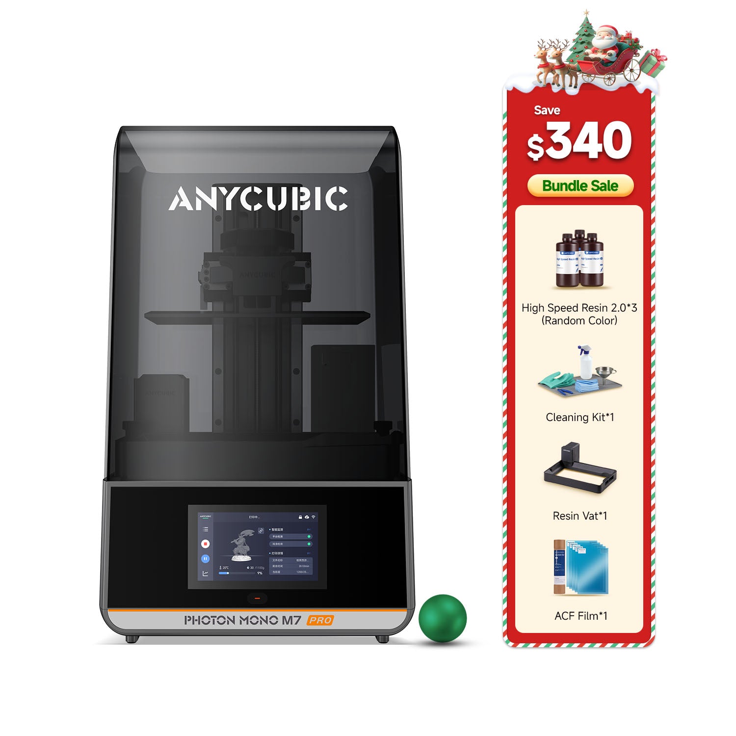 Photon Mono M7 Pro Bundle High-Precision Resin 3D Printer