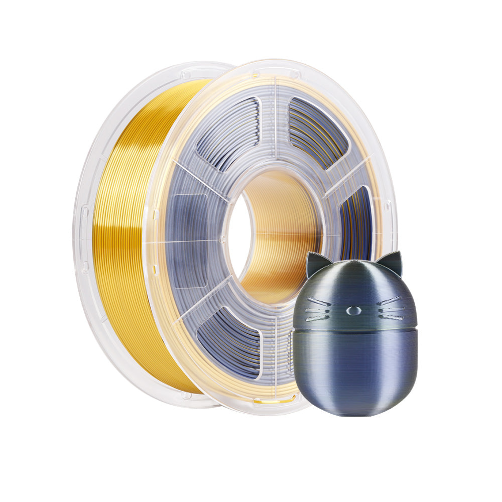 Anycubic PLA Silk Dual Color & Tri-Color Filament for Vibrant Prints!