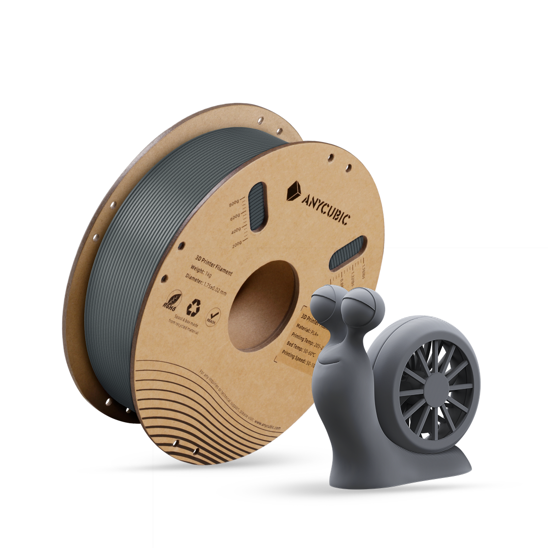 Anycubic PLA Plus Grey 1kg Filament AHPLPGE-10