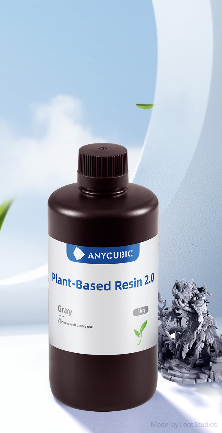 Anycubic Plant-based UV Eco-Resin: Sustainable Printing with
