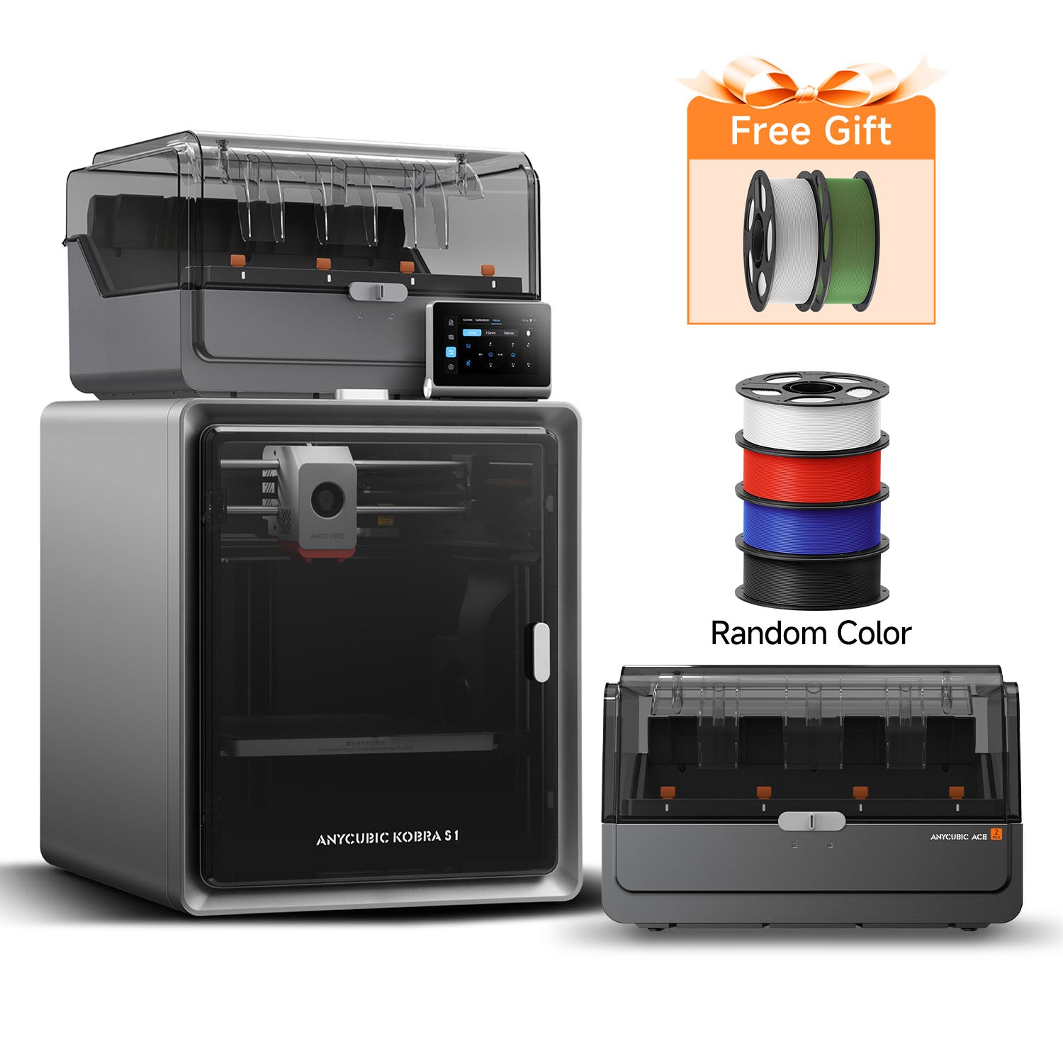Anycubic Kobra S1 Combo 3Dプリンター Anycubic Kobra S1 Combo: Budget Multicolor 3D Printing | Anycubic