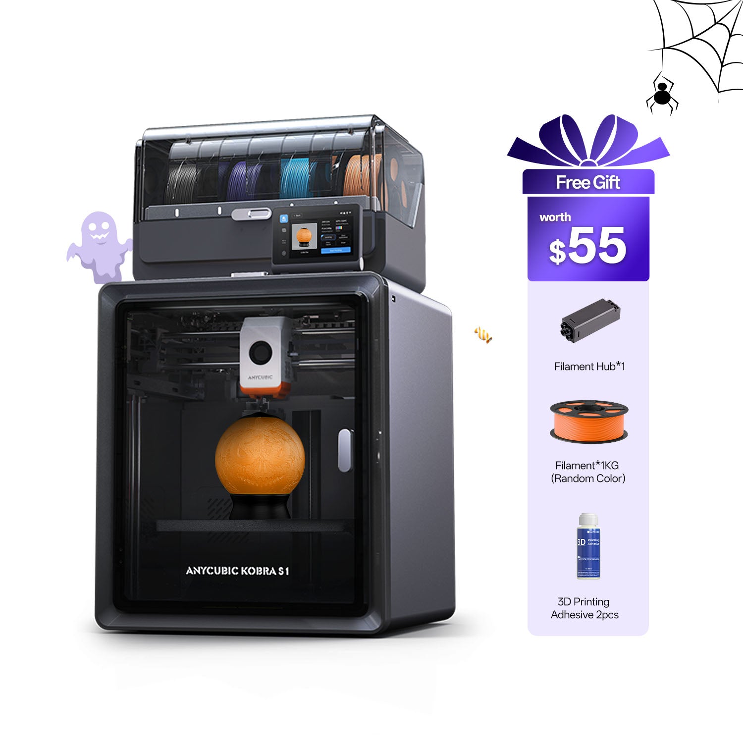 Anycubic Kobra S1 3Dプリンター Anycubic Kobra S1 Combo 3D Printer, Multi-Color 3D Printer