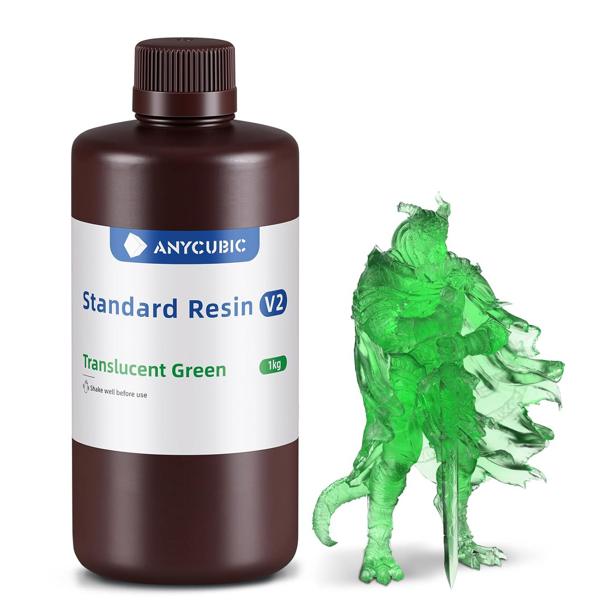 Resin Unit Anycubic Standard Resin V2: Enhanced Toughness for Impact-Resistant 3D ...