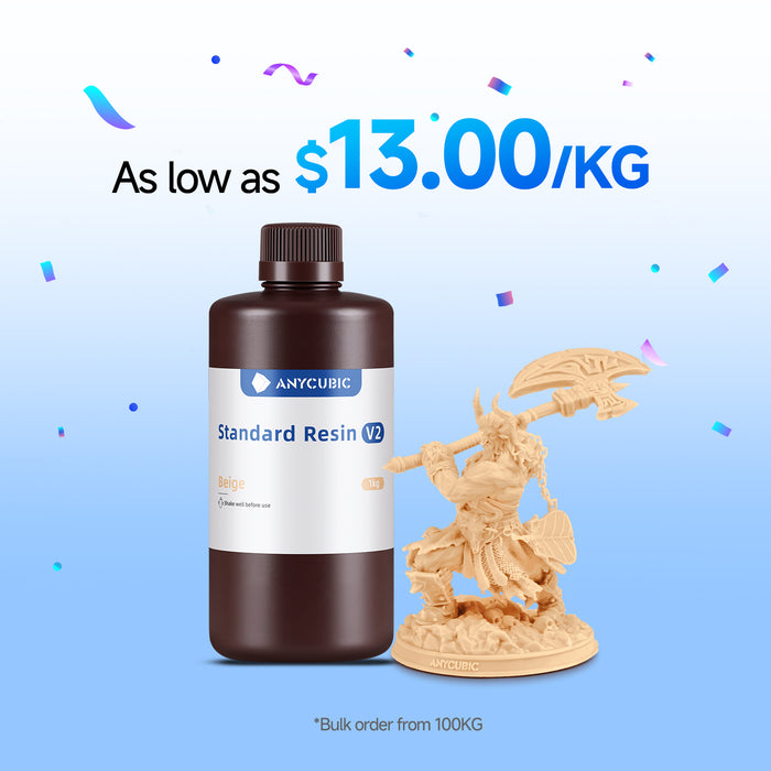 Standard Resin V2 - 10-100kg Deals