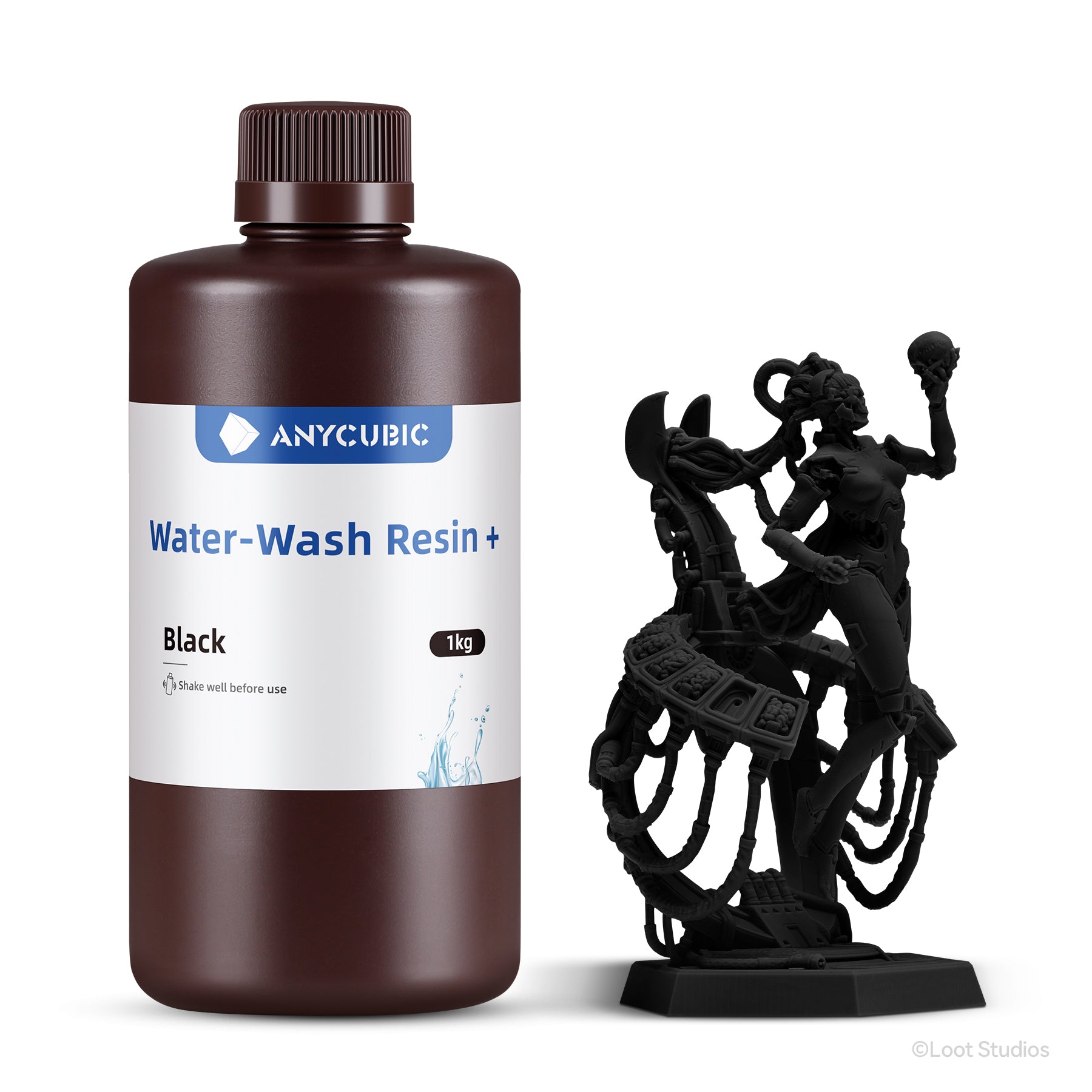 Anycubic Water-Wash Resin+: Eco-friendly Water-washable resins for LCD/ SLA  3D Printing – ANYCUBIC-US
