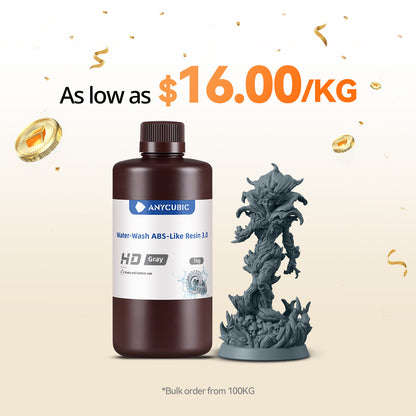 Water-Wash ABS-Like Resin 3.0 10-100 kg Deals