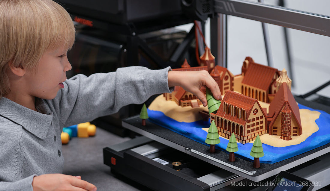 Anycubic Kobra 3 Max Combo ile Basılmış Büyük Model