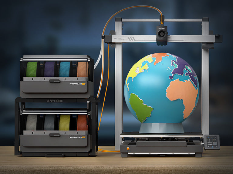 Anycubic Kobra 3 Max Combo ile Çok Renkli Baskı