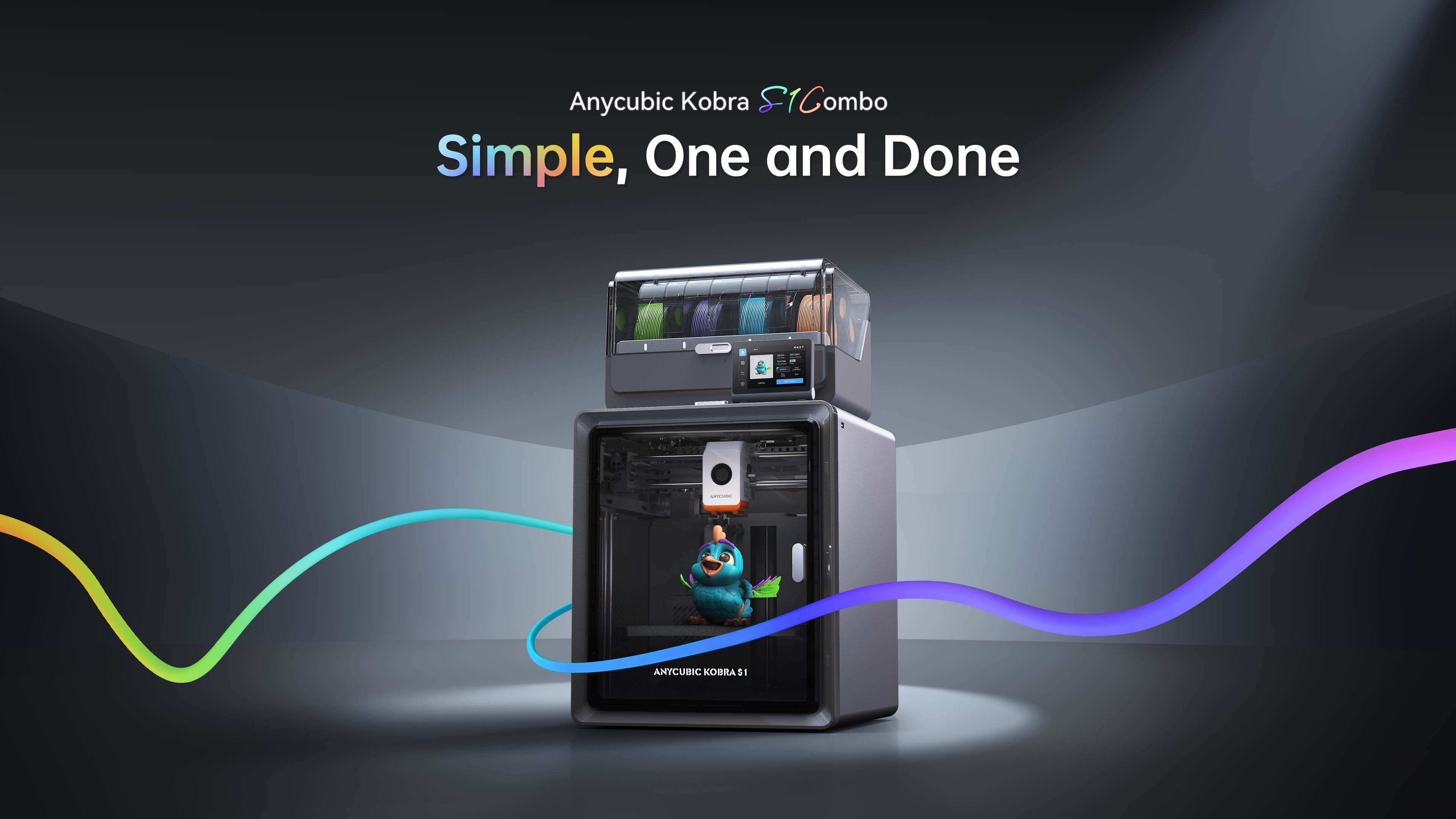 Anycubic Kobra S1 Combo: Budget Multicolor 3D Printing | Anycubic