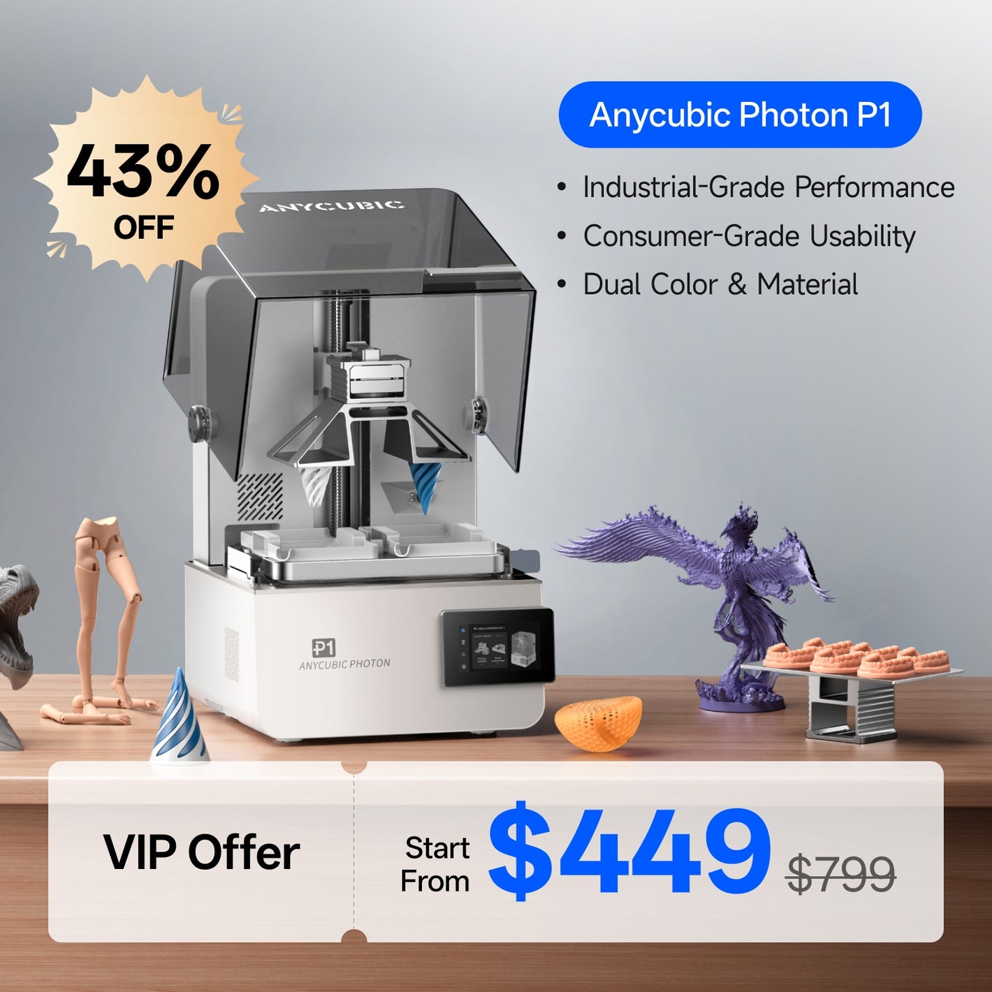 $10 Deposit Reservation for Anycubic Photon P1