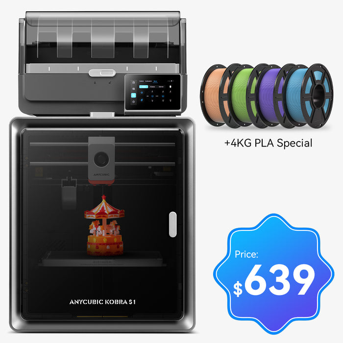 Kobra S1 Combo 4KG PLA Special Bundle  - 4 Colors